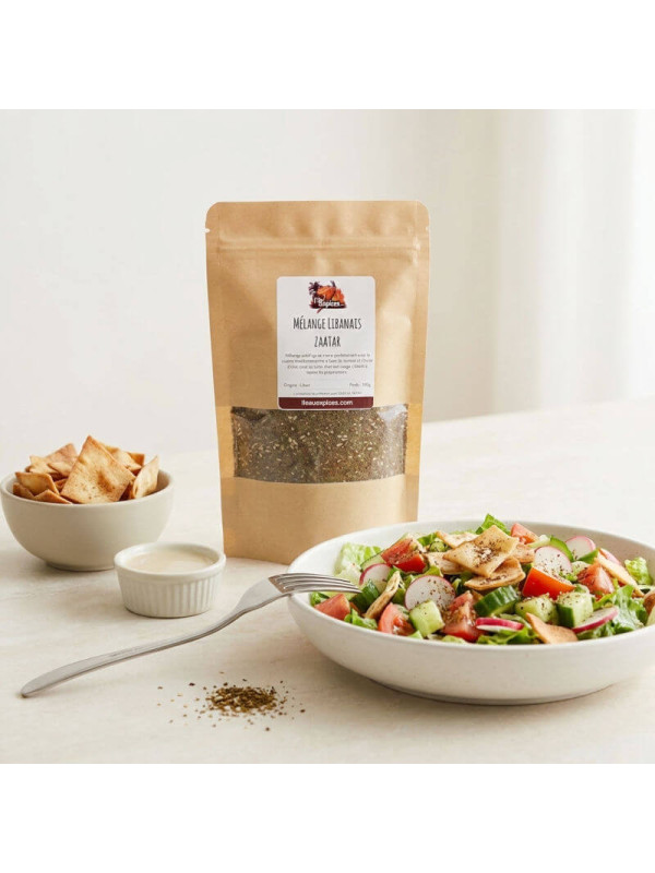 zaatar et salade