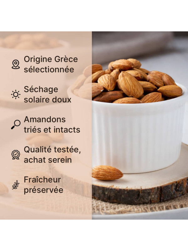 Excellence de nos amandes d'abricots amers