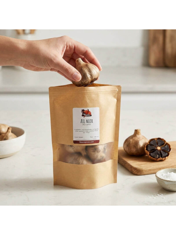 ail noir pris dans le sachet