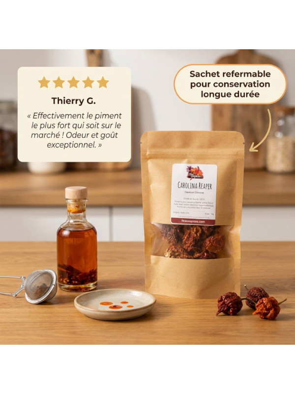 témoignage piment carolina reaper