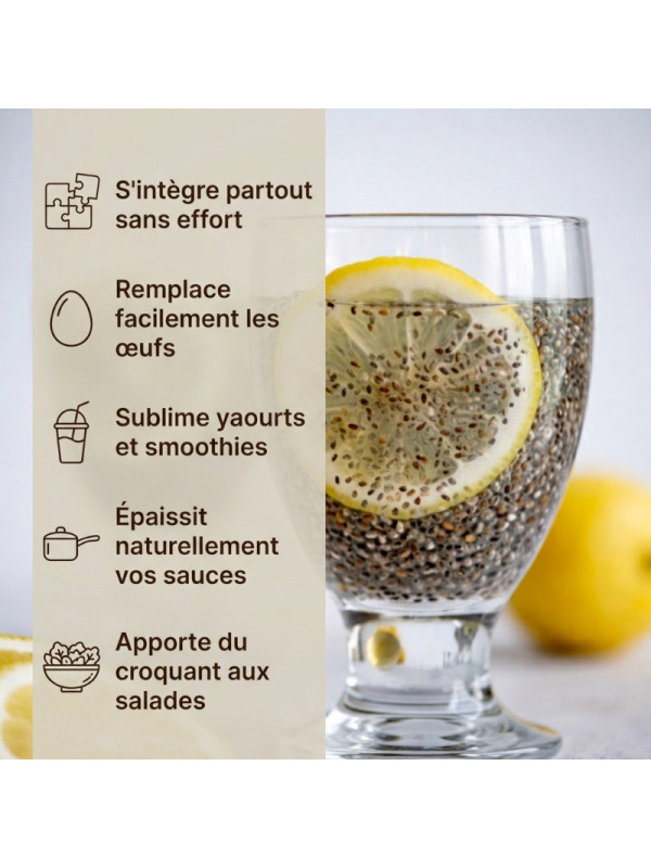usages des graines de chia