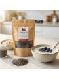 petit déjeuner avec des graines de chia bio