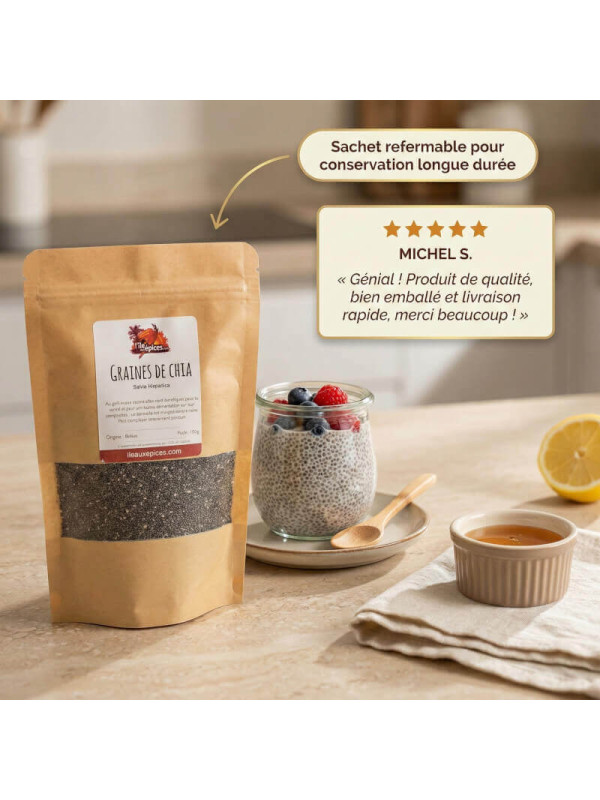 témoignage graines de chia