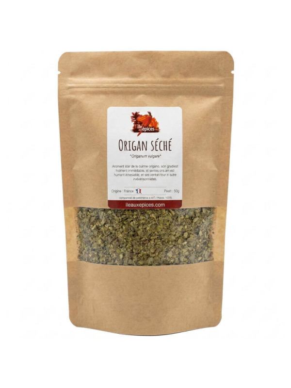 sachet d'origan séché
