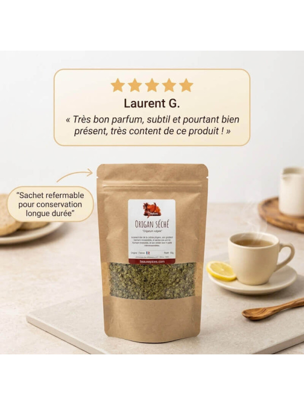 témoignage origan séché