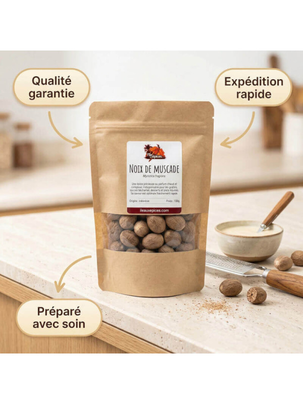 garanties noix de muscade