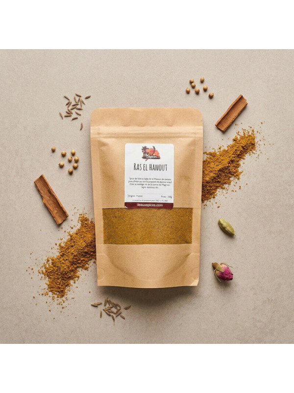 sachet de ras el hanout sur la table