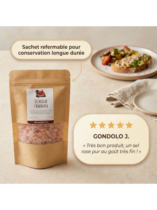 témoignage sel rose