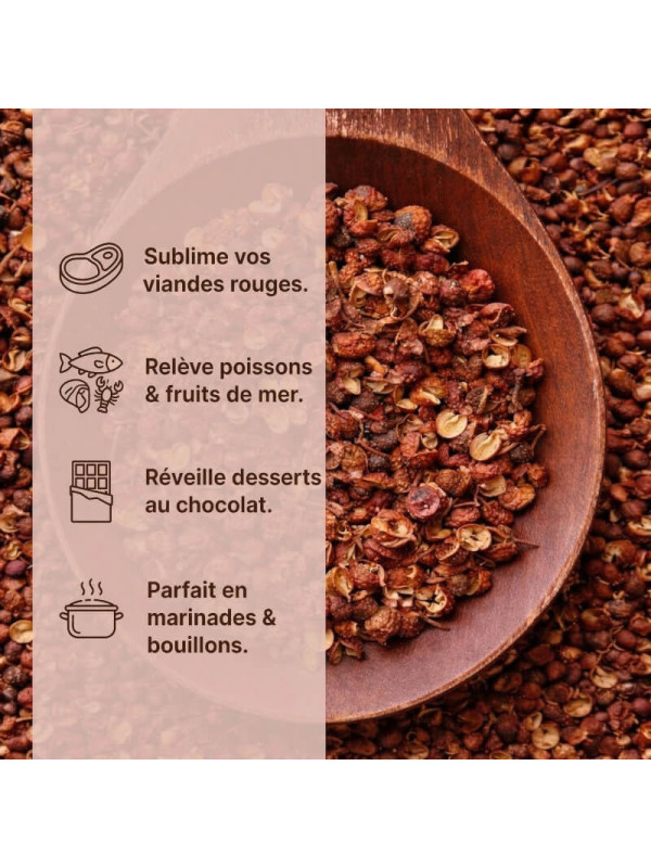 usage de poivre de sichuan