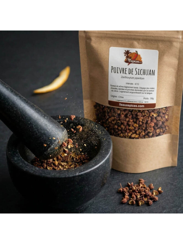 poivre de sichuan en action