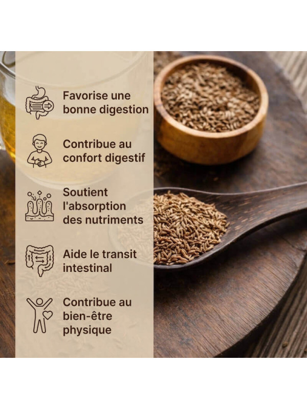 bienfaits des graines de cumin