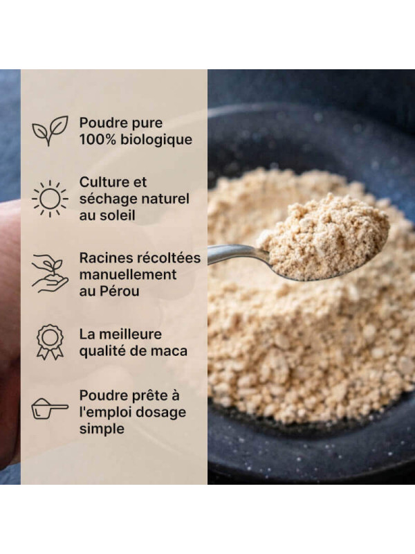 excellence maca jaune bio