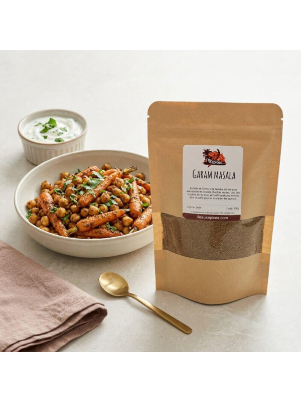 garam masala dans légumes