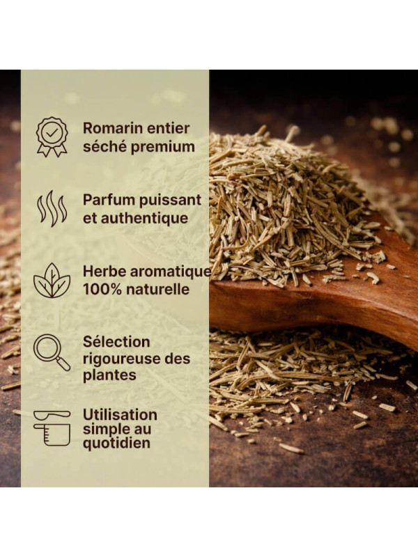 excellence de notre romarin séché