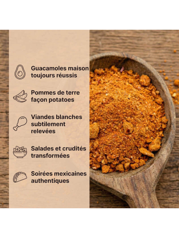 usage des épices guacamole