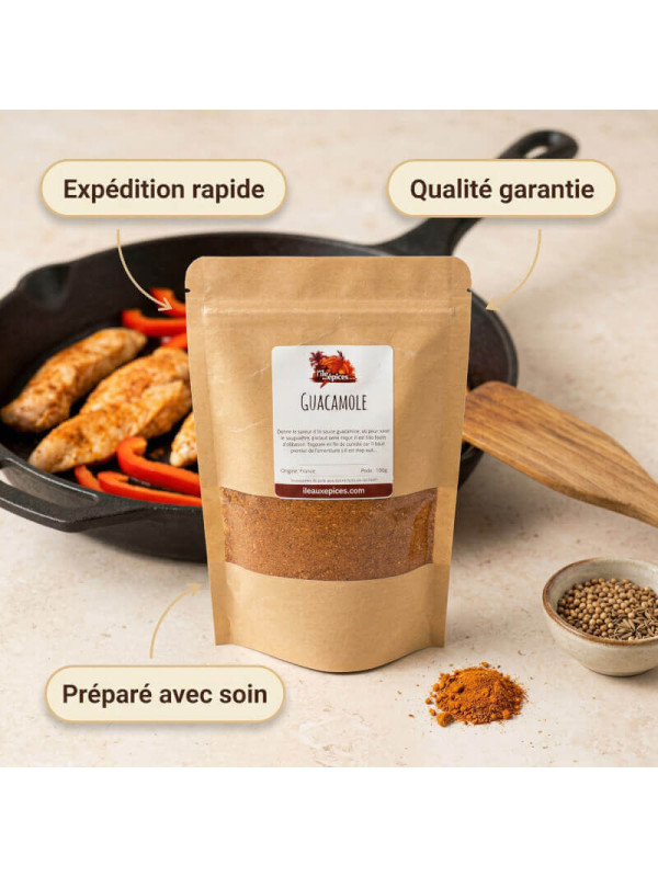 garanties de nos épices guacamole