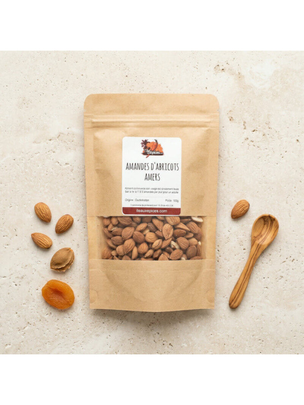 sachet d'amandes d'abricots amères