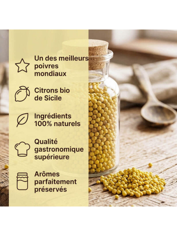 qualité de notre poivre citron