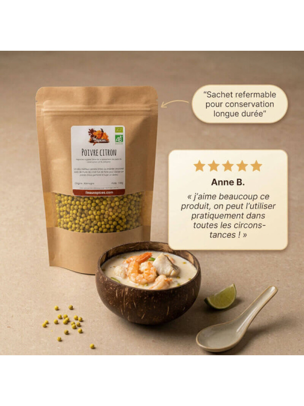 témoignage poivre citron bio