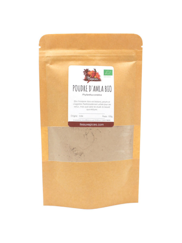 Sachet de poudre d'amla bio