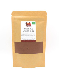 sachet de Poudre de cacao alcalinisée BIO 10 %