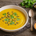 soupe de lentilles corail curcuma cumin