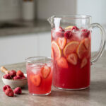 limonade fraises et framboises lyophilisees