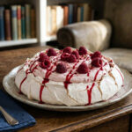 pavlova framboises lyophilisees