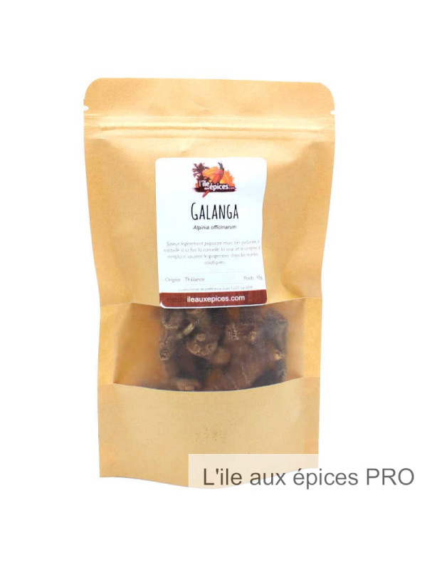 Grossiste Sachet de Racines de galanga séchées pro