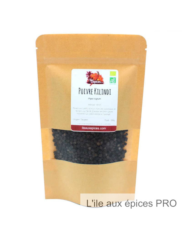 Grossiste Sachet de Poivre Kilindi bio pro