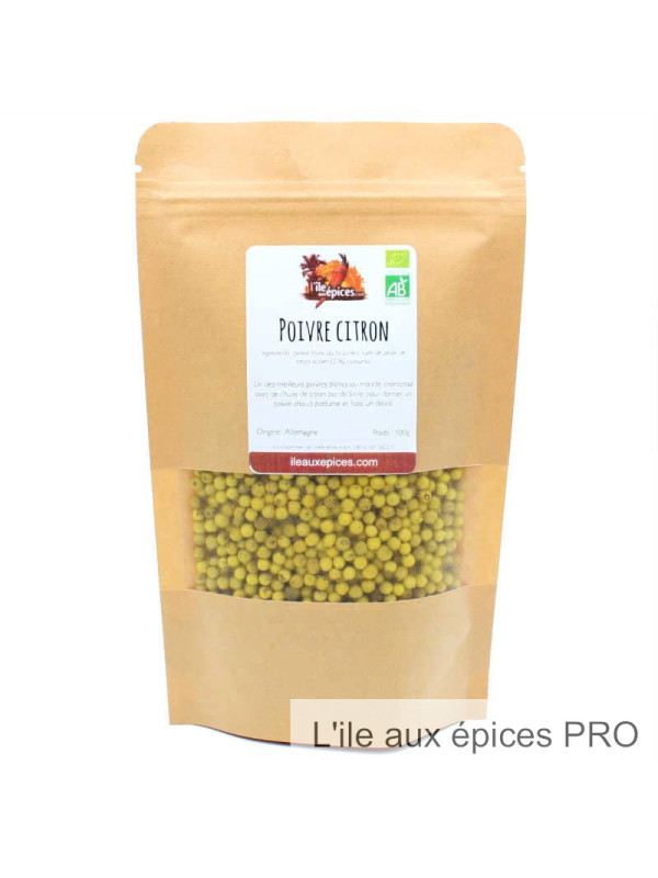 Grossiste Sachet de Poivre citron bio pro Grossiste Sachet de Poivre citron bio pro