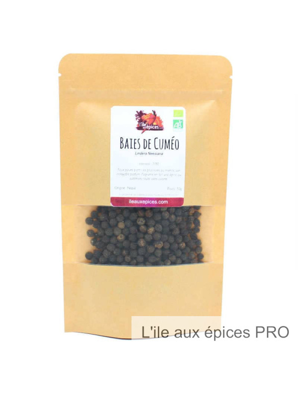 Grossiste Sachet de Baies de cuméo (ou poivre cumeo) pro
