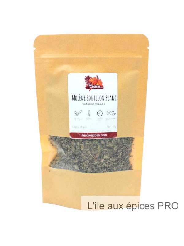 Grossiste Sachet de Molène Bouillon blanc séché pour tisane pro