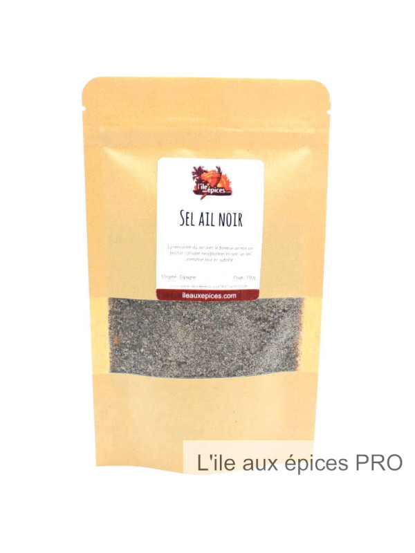 Grossiste Sachet de Sel aromatisé à l'ail noir pro
