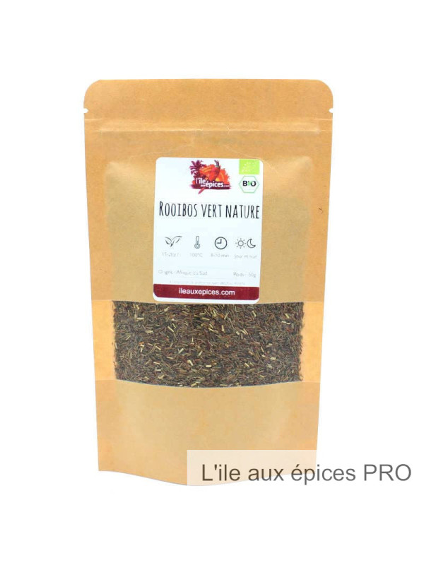 Fournisseur Sachet de Rooibos vert nature BIO au kilo