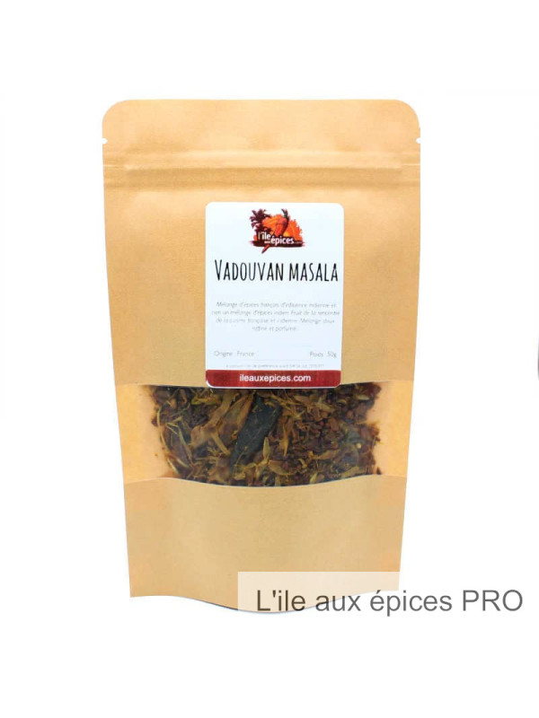 Fournisseur Sachet de Vadouvan masala en kilo