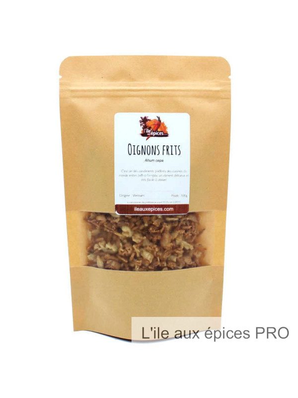 Fournisseur Sachet d'Oignons frits en gros